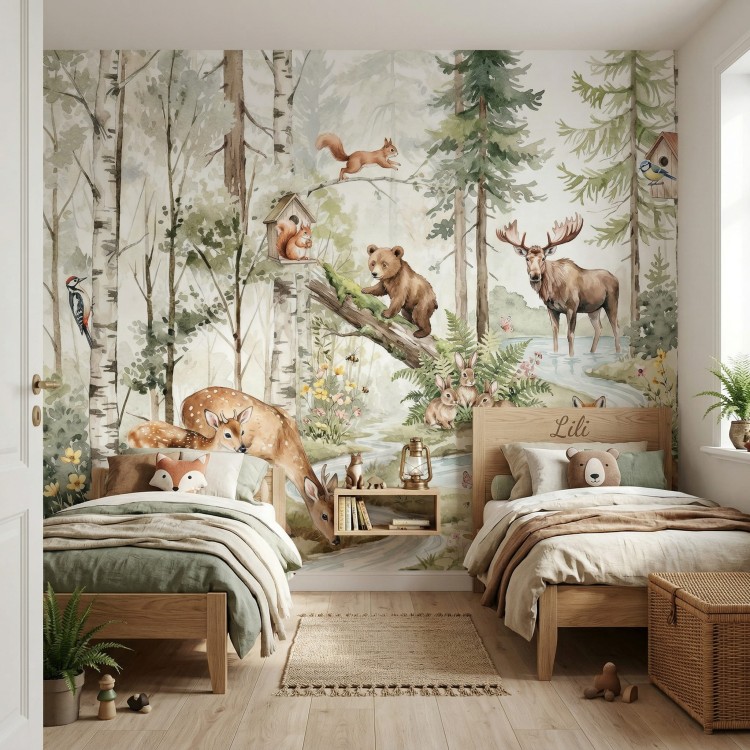 Fototapeta do pokoju dziecka leśna.jpg