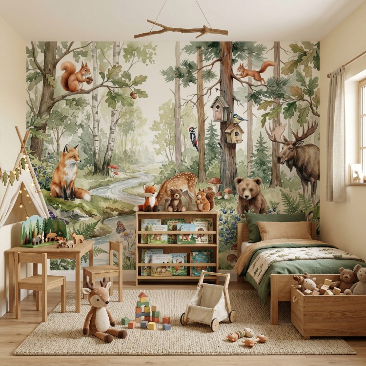 Fototapeta do pokoju dziecka leśna.jpeg
